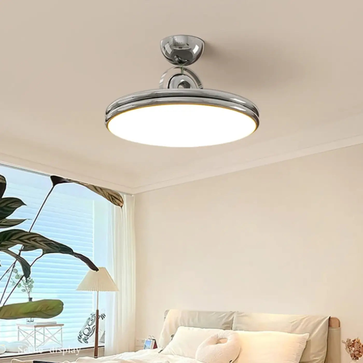 Plafonnier LED Rond Vert Bordeaux Design Moderne - Dalumea - vue 4