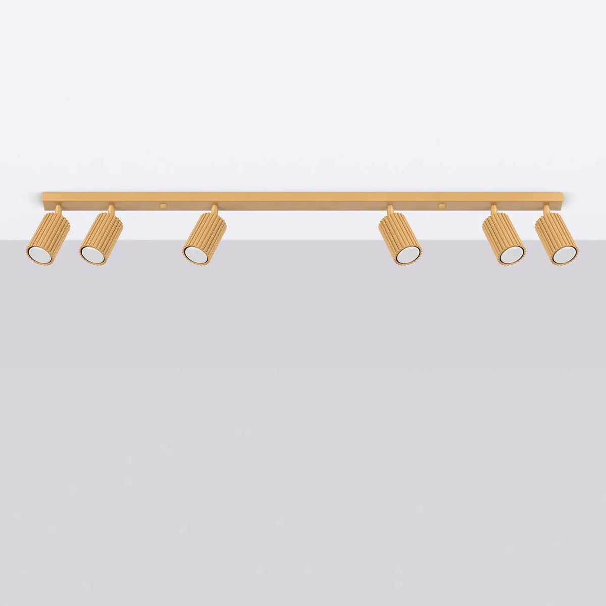Plafonnier Spots Orientables Doré 6 Lumières - Dalumea - vue 2