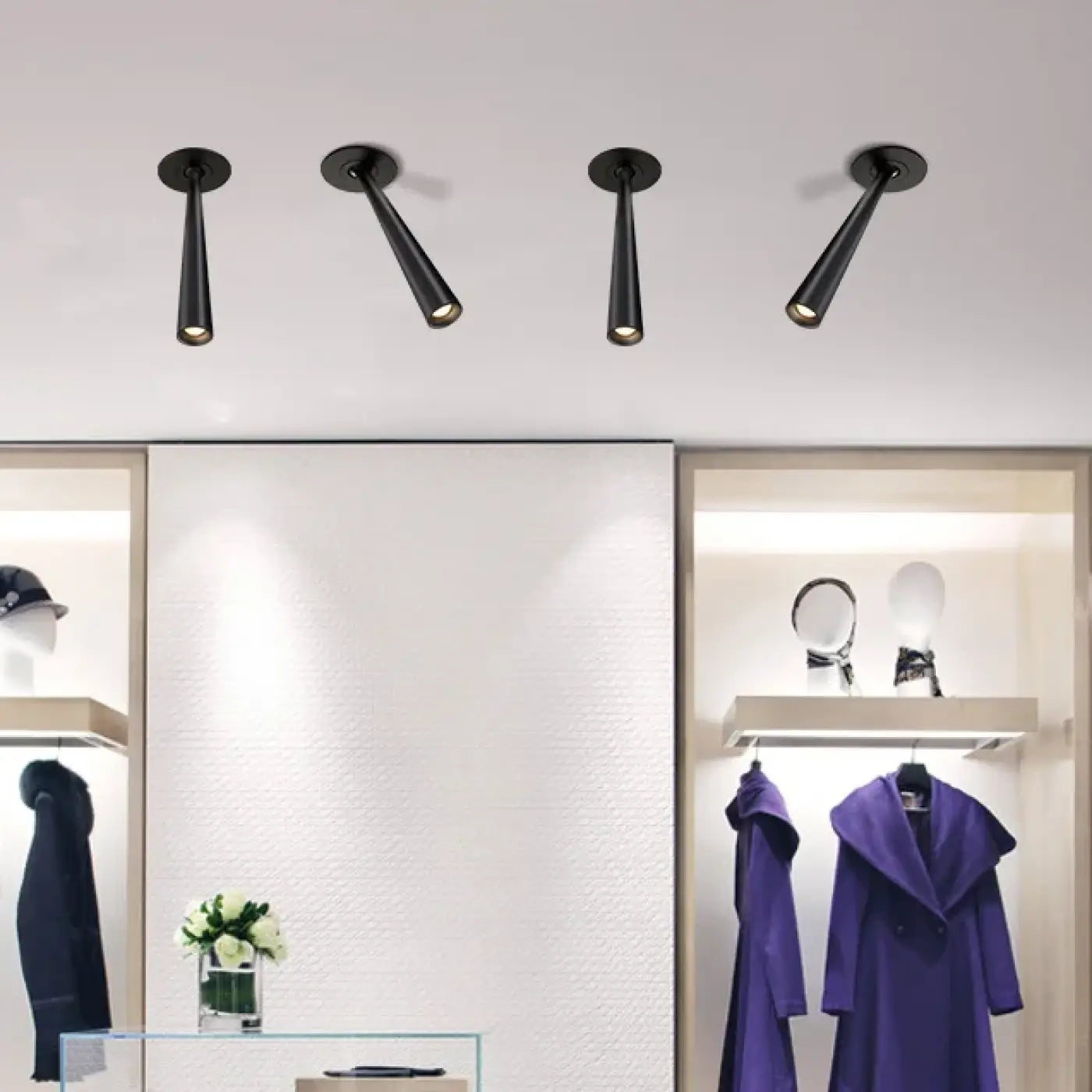 Plafonnier LED Encastré Tube Blanc - Dalumea - vue 3