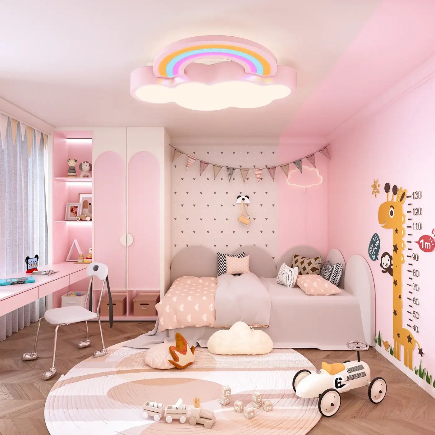 Plafonnier Arc-En-Ciel Chambre Enfant - Dalumea - vue 3