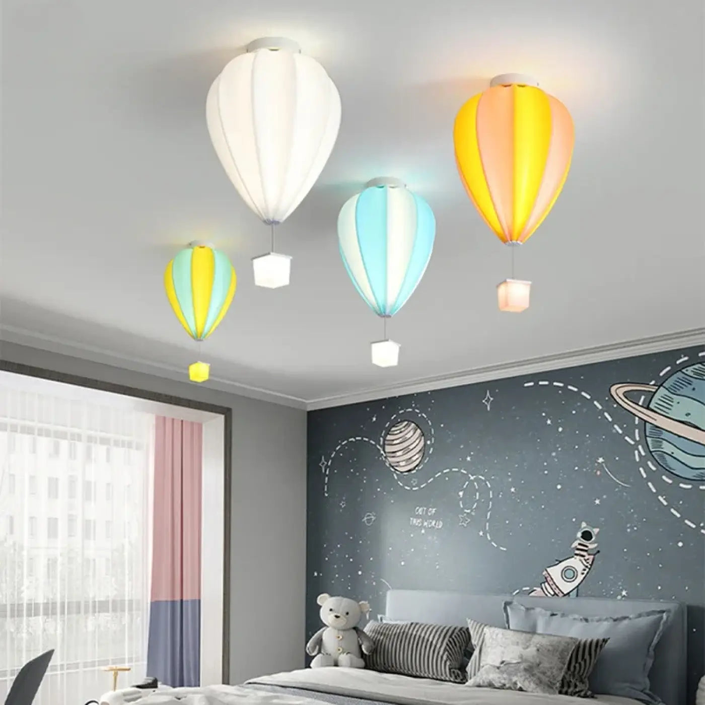 Plafonnier Montgolfière Chambre Enfant - Dalumea - vue 3