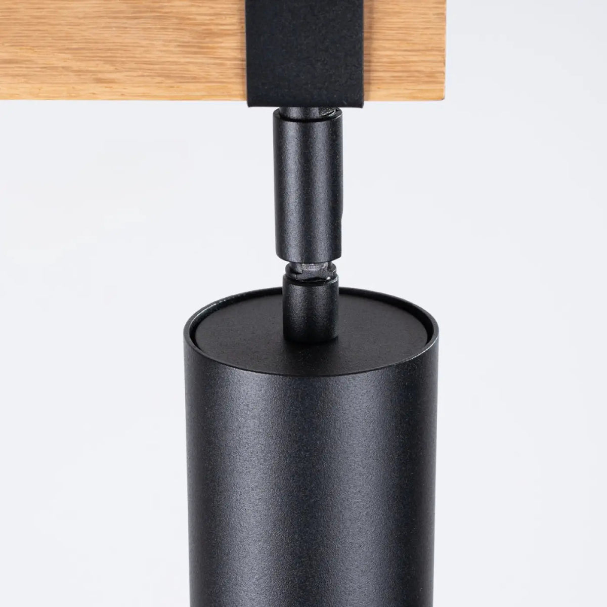 Plafonnier 3 Spots Orientables Noir Bois - Dalumea - vue 8