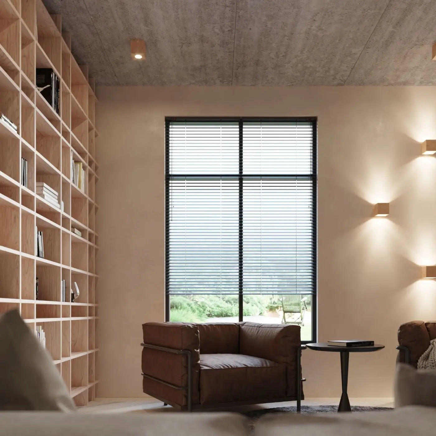 Plafonnier Bois Carré LED - Dalumea - vue 5