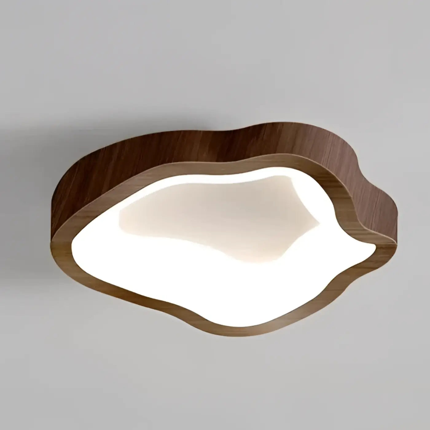 Plafonnier Bois LED Moderne - Dalumea - vue 8