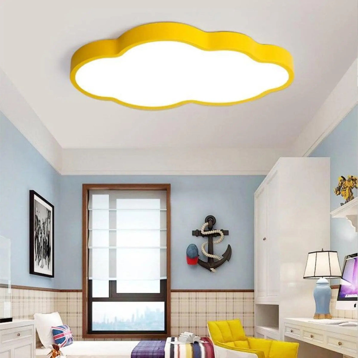 Plafonnier Nuage LED Chambre Enfant - Dalumea - vue 2