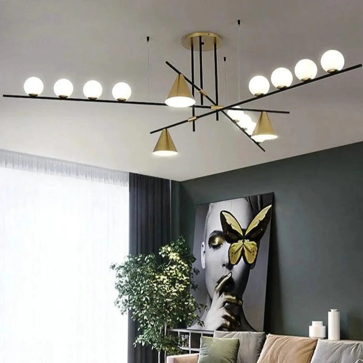Plafonnier LED Design Scandinave - Dalumea - vue 2