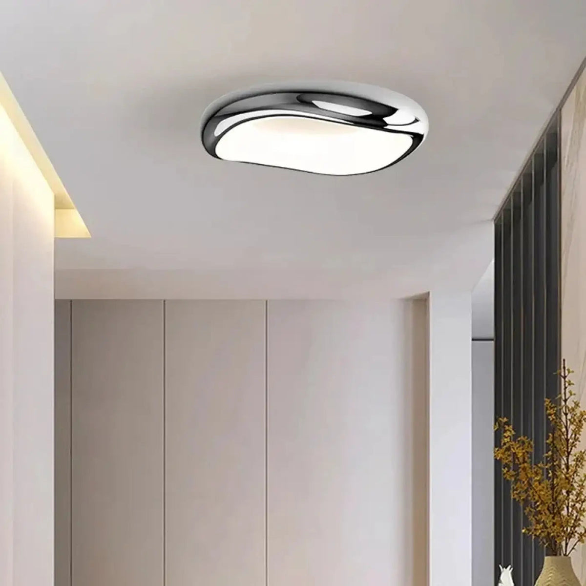 Plafonnier LED Rond Blanc Moderne - Dalumea - vue 2