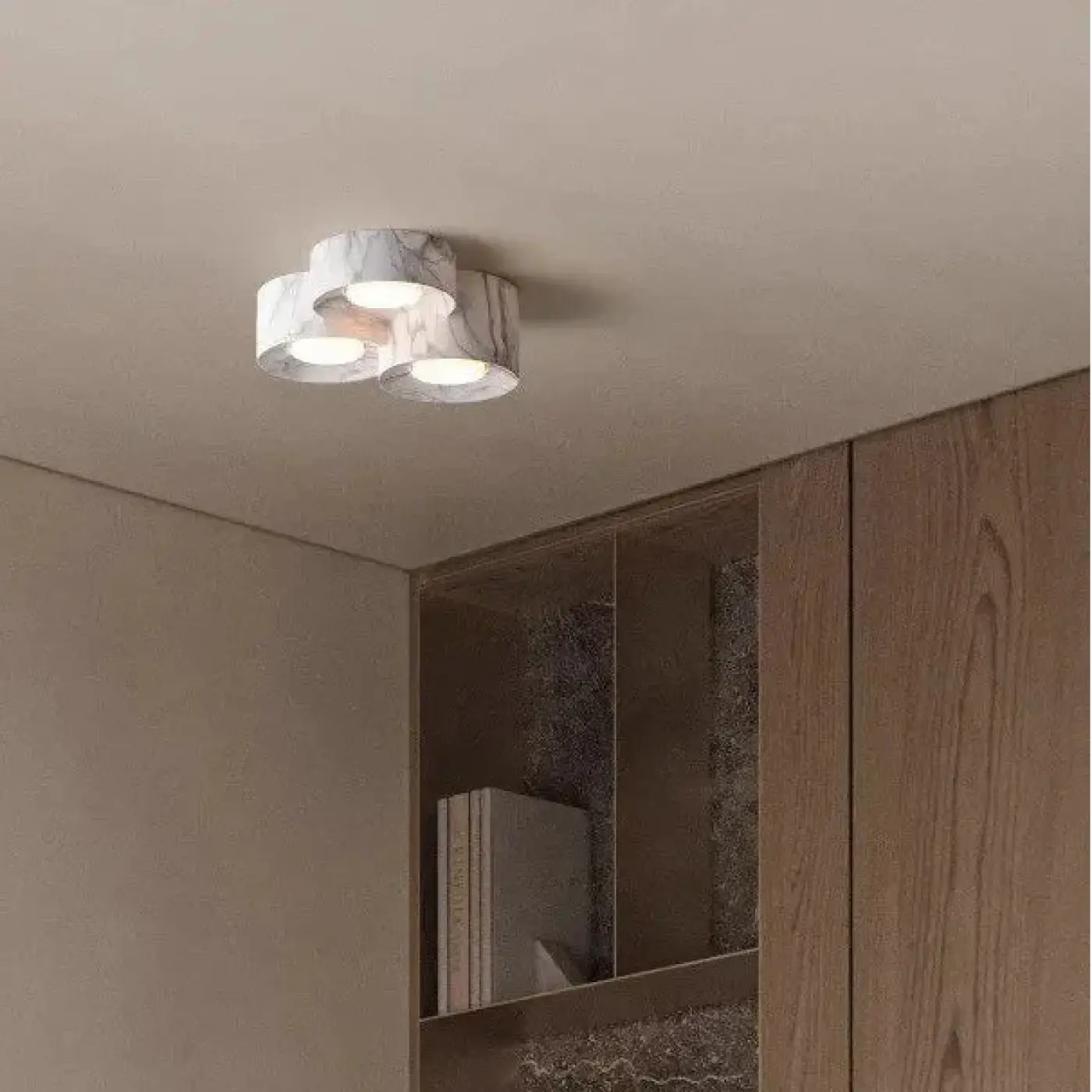 Plafonnier LED Tri Spot Couloir - Dalumea - vue 6