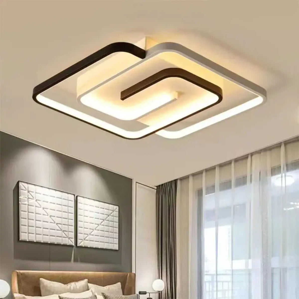 Plafonnier LED Design Spirale Géométrique - Dalumea - vue 3