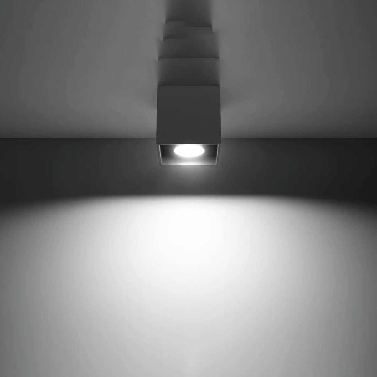 Plafonnier Anthracite Minimaliste - Dalumea - vue 1