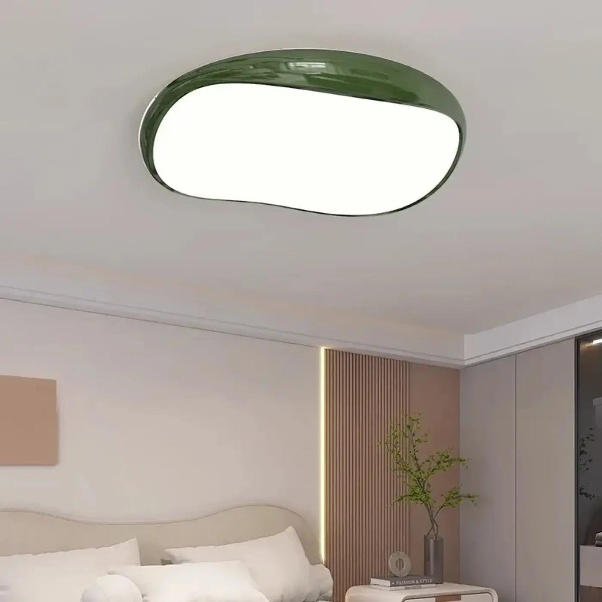 Plafonnier LED Rond Blanc Moderne - Dalumea - vue 6