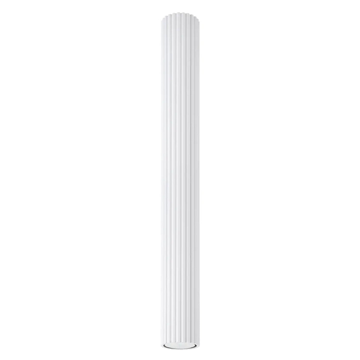 Plafonnier Cylindrique Cannelé Blanc - Dalumea - vue 7