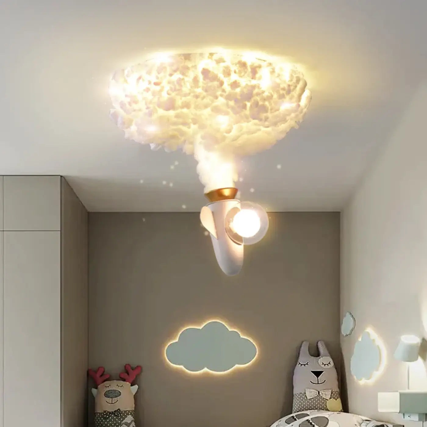 Suspension Nuage Ciel Étoilé Chambre Enfant - Dalumea - vue 1