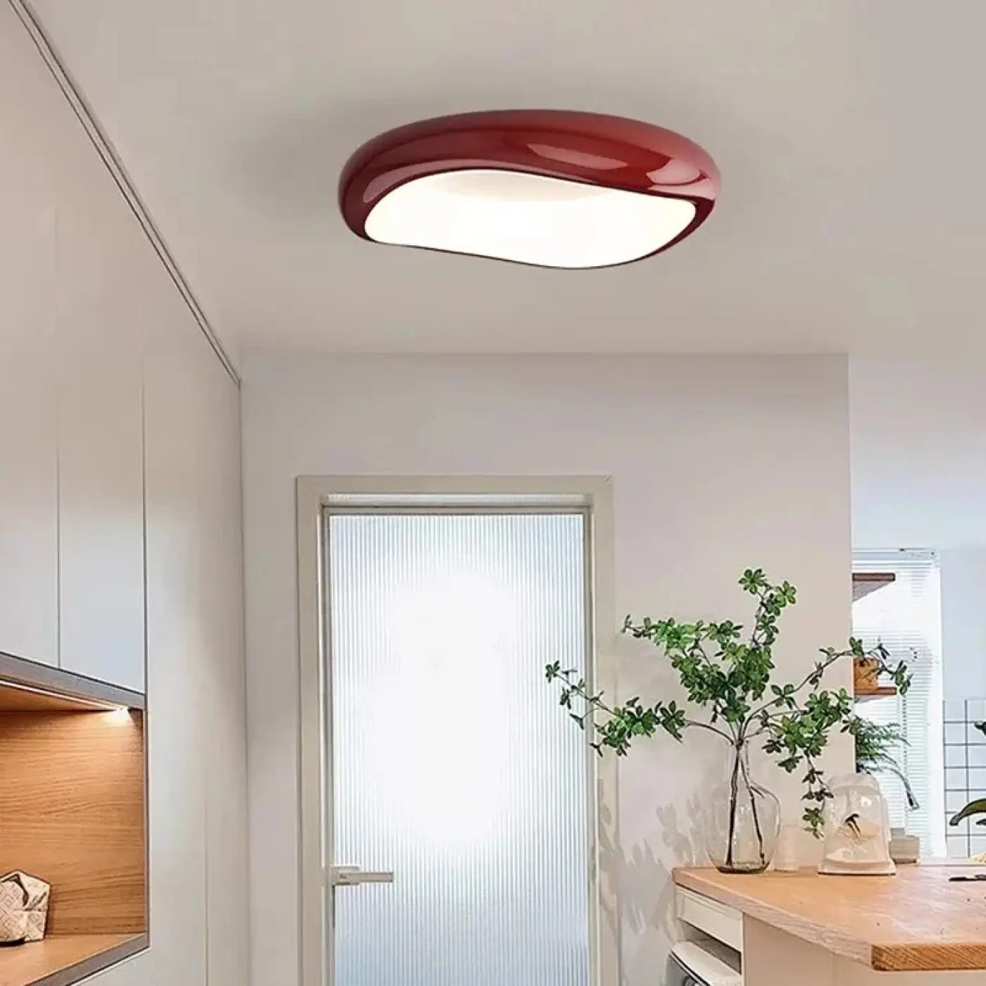 Plafonnier LED Rond Blanc Moderne - Dalumea - vue 3