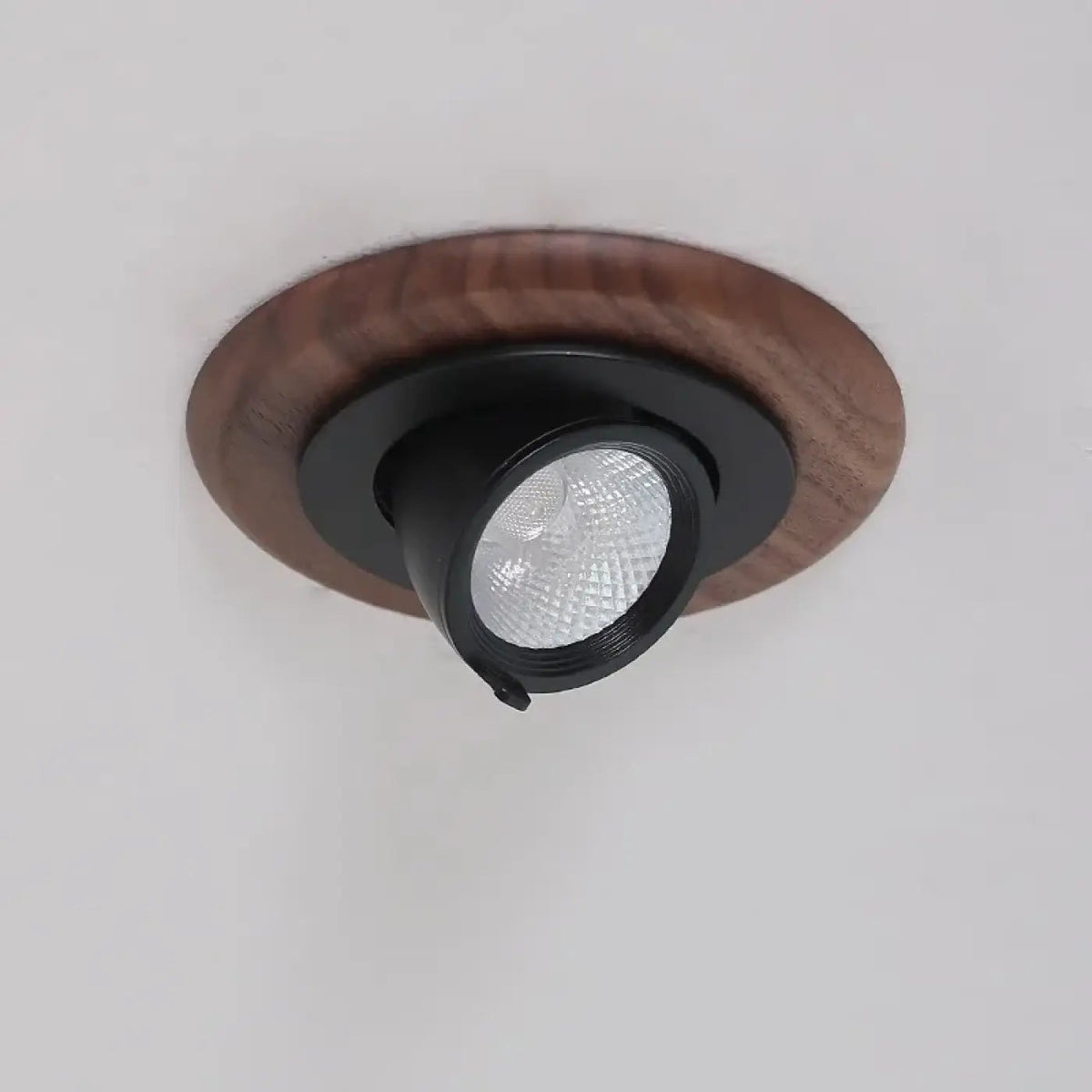 Plafonnier LED Rond Bois Moderne - Dalumea - vue 4