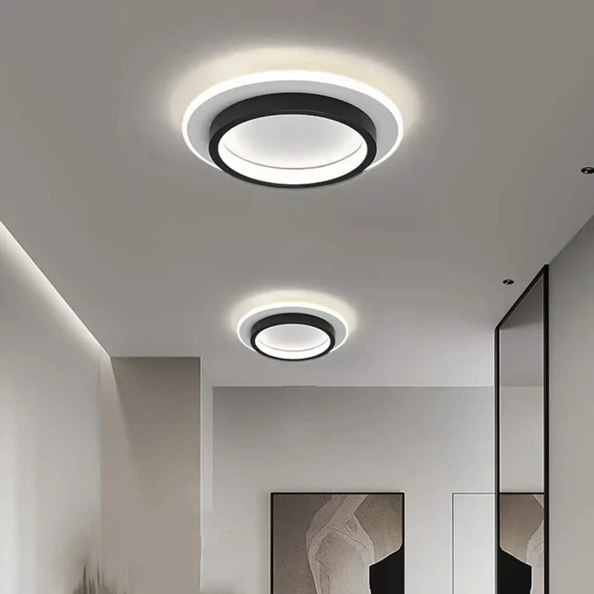 Plafonnier LED Rond Moderne - Dalumea - vue 1