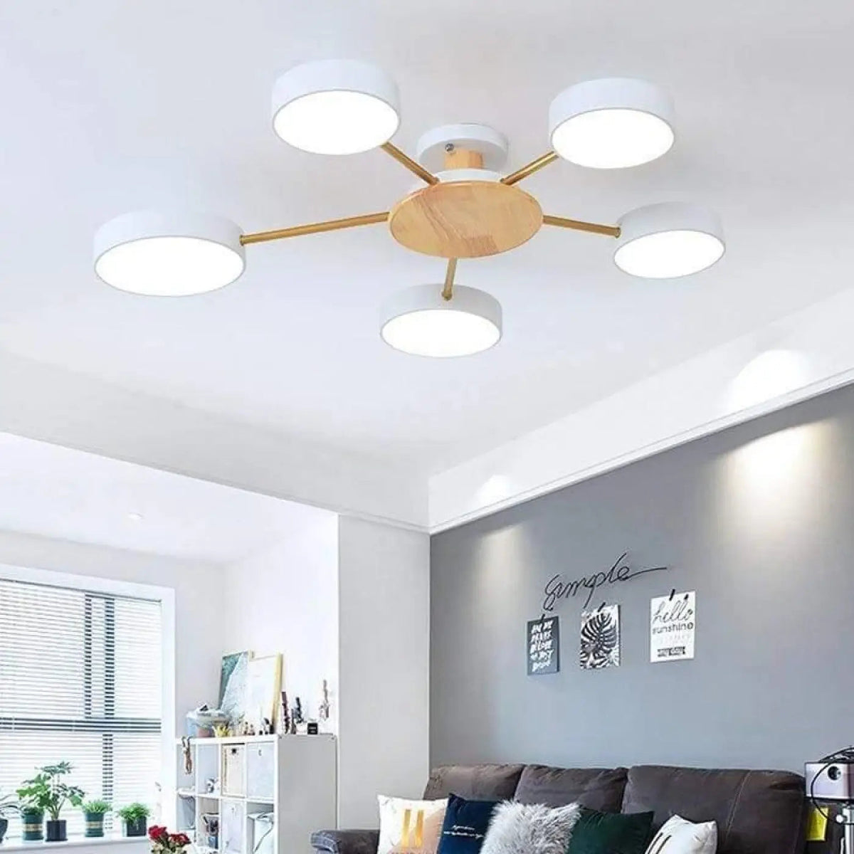 Plafonnier Scandinave Minimaliste