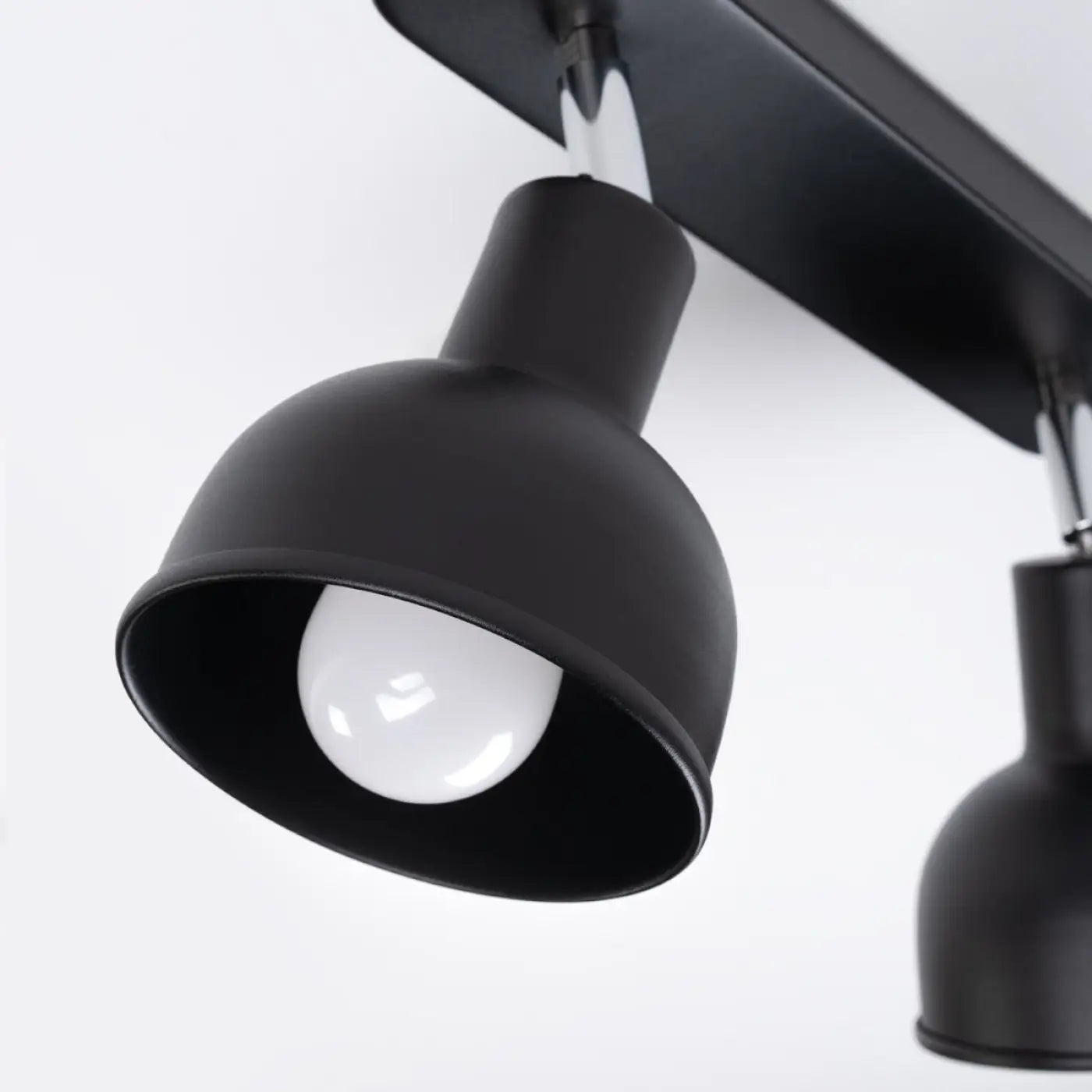 Plafonnier Double Spot Orientable Noir - Dalumea - vue 4