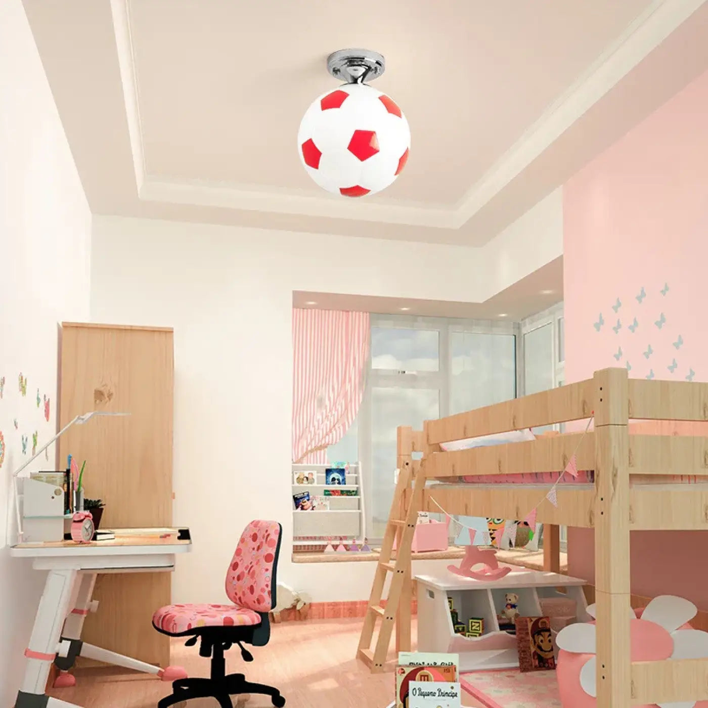 Plafonnier Ballon de Foot Chambre Enfant - Dalumea - vue 2