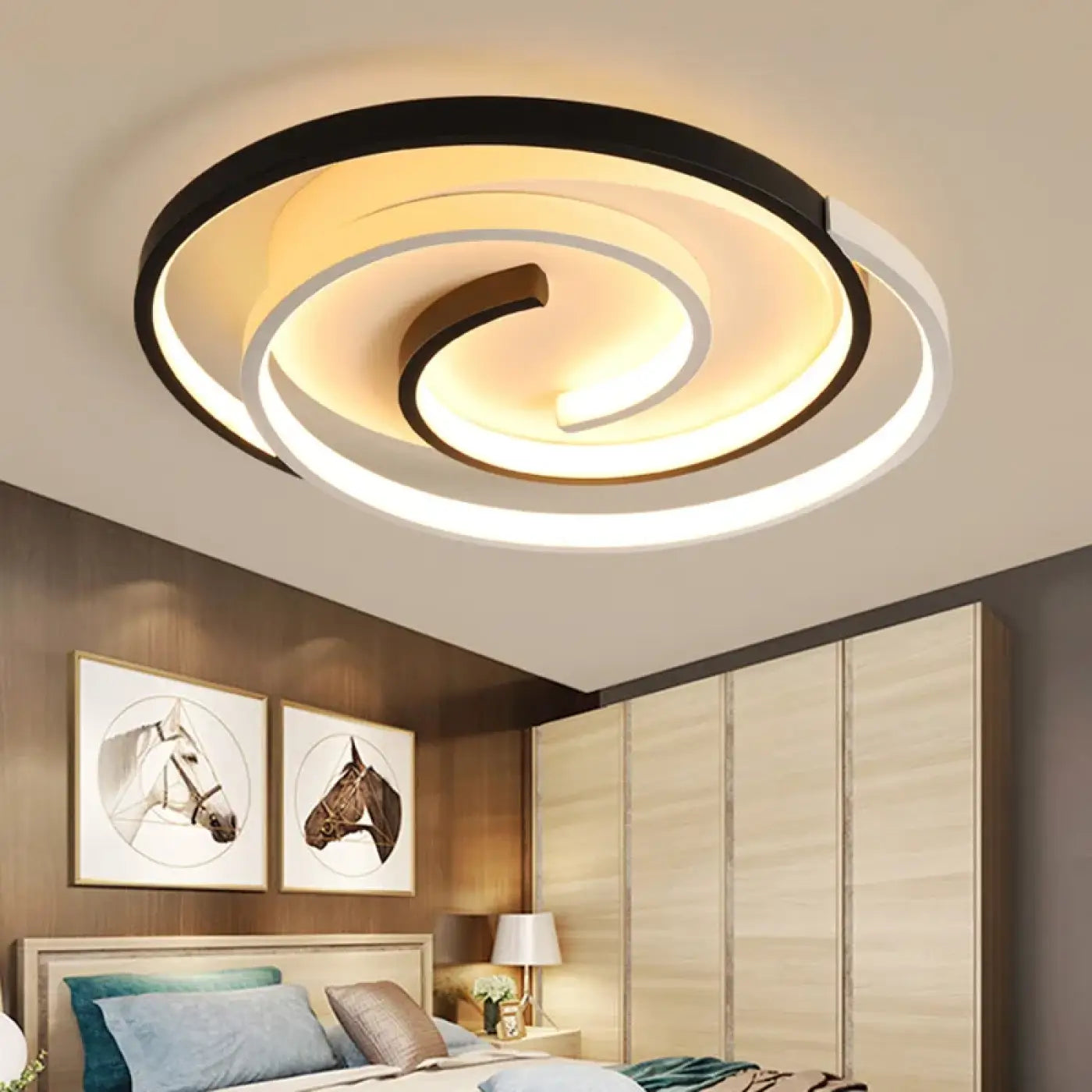 Plafonnier LED Spirale Design - Dalumea - vue 5