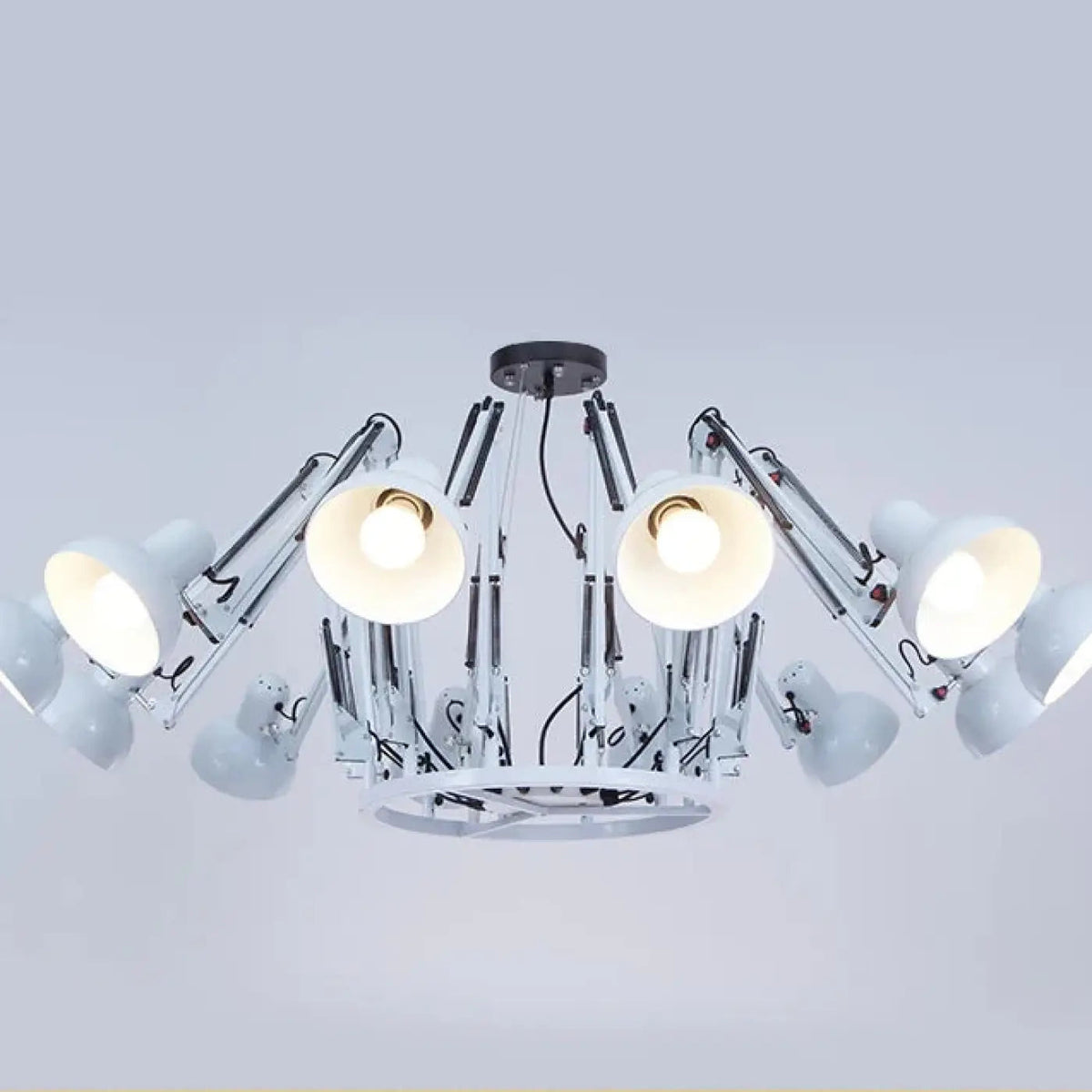 Plafonnier LED Orientable Noir Design - Dalumea - vue 4