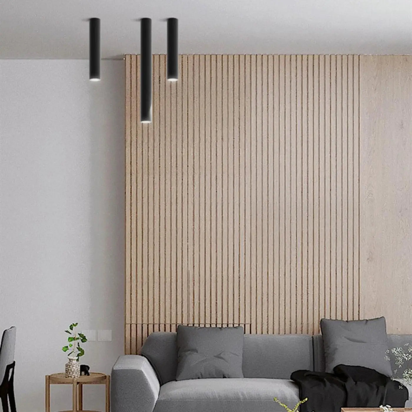 Plafonnier Tube LED Minimaliste - Dalumea - vue 2