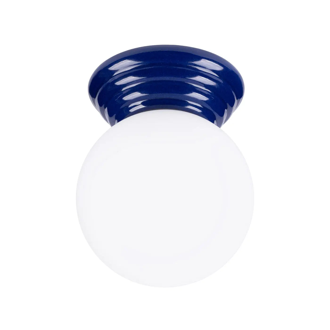 Plafonnier Boule Opaline Céramique - Dalumea - vue 8