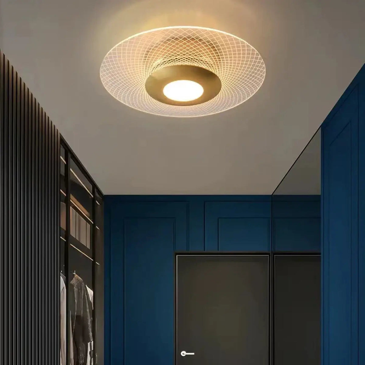 Plafonnier Design Double Anneau Lumineux - Dalumea - vue 2