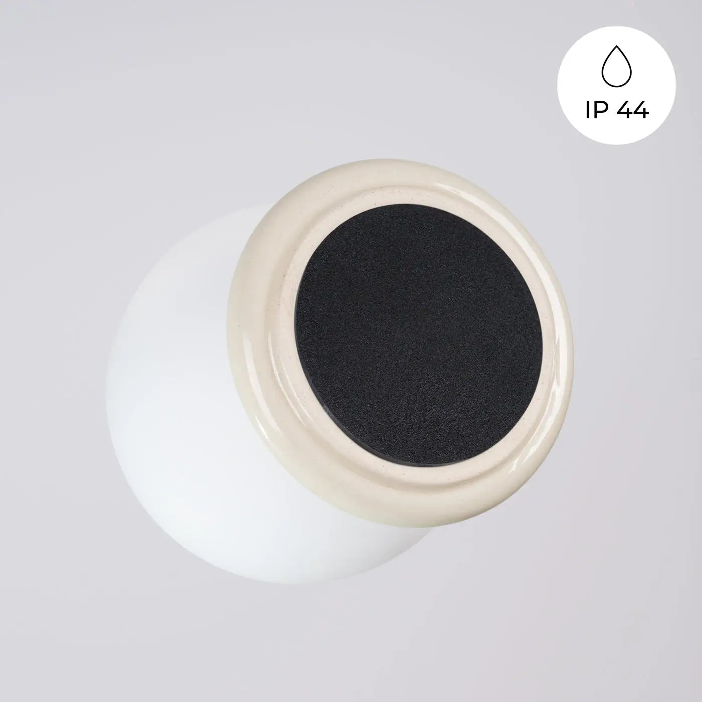 Plafonnier Boule Opaline Beige - Dalumea - vue 7