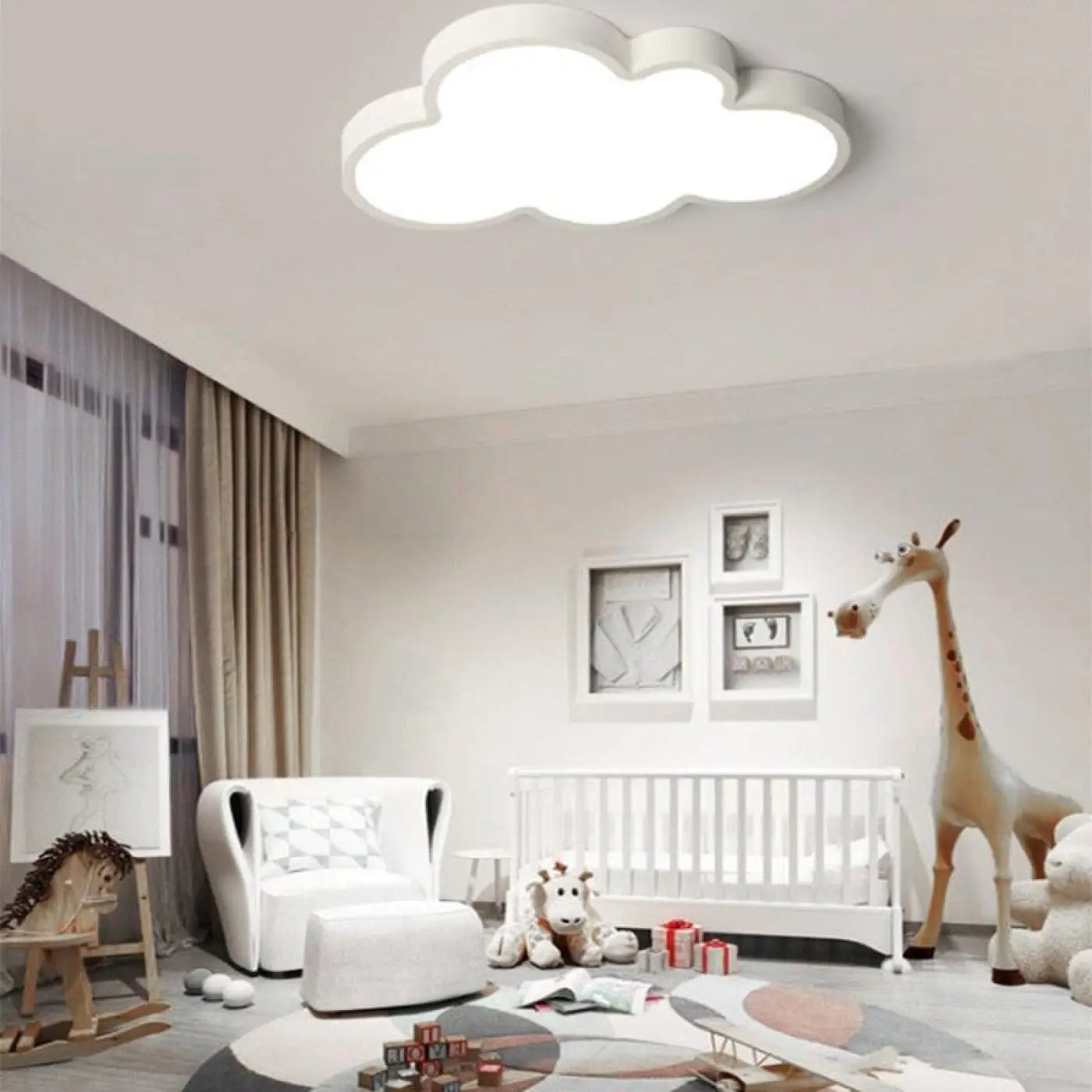 Plafonnier Nuage LED Chambre Enfant - Dalumea - vue 4