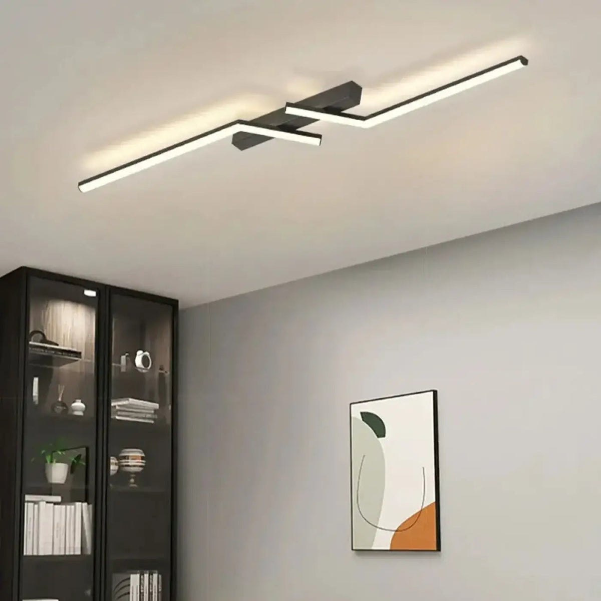 Plafonnier LED Linéaire Moderne - Dalumea - vue 1
