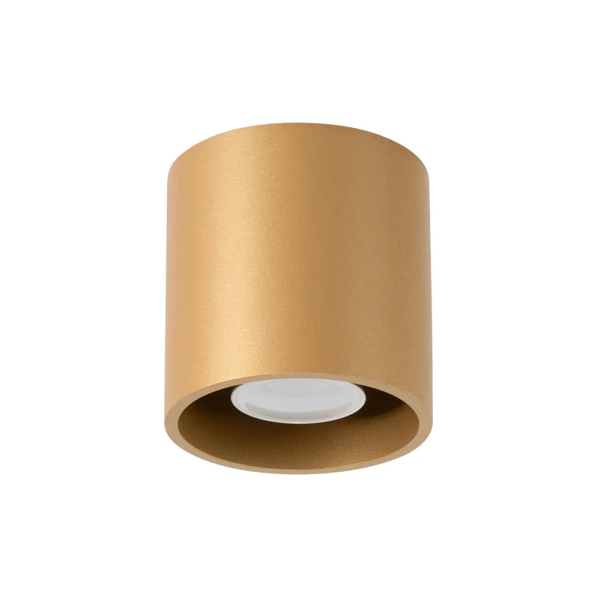 Plafonnier Doré Cylindre LED - Dalumea - vue 4