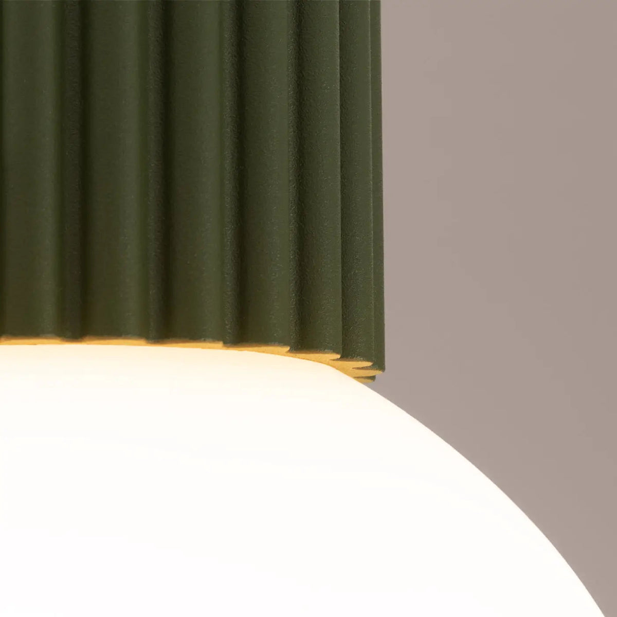 Plafonnier Vert Olive Minimaliste - Dalumea - vue 6