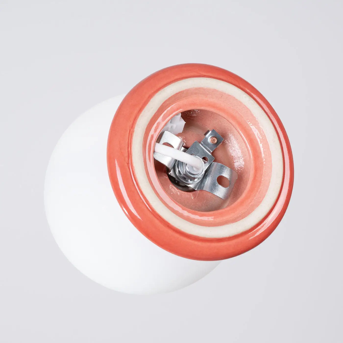 Plafonnier Boule Céramique Peach - Dalumea - vue 6