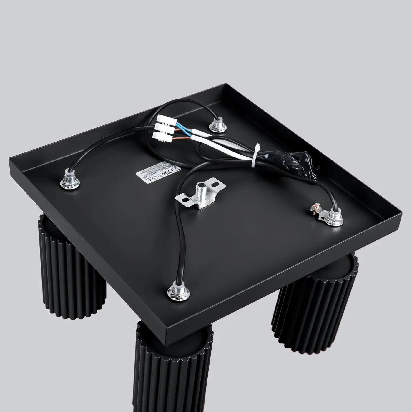 Plafonnier Noir 4 Spots Orientables - Dalumea - vue 5