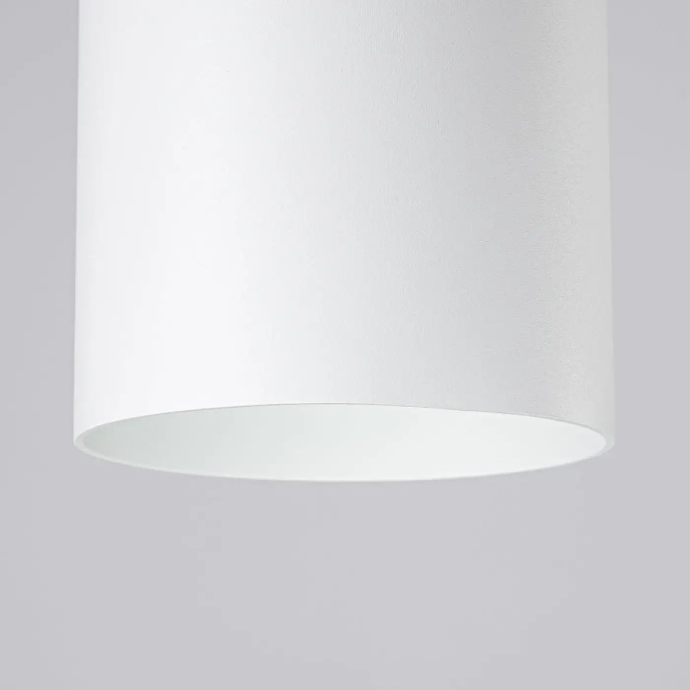 Plafonnier Bois Blanc Cylindrique LED - Dalumea - vue 3