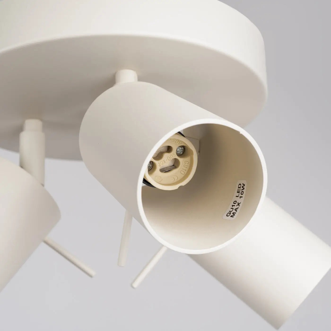 Plafonnier 3 Spots Orientables Plateau Beige - Dalumea - vue 6