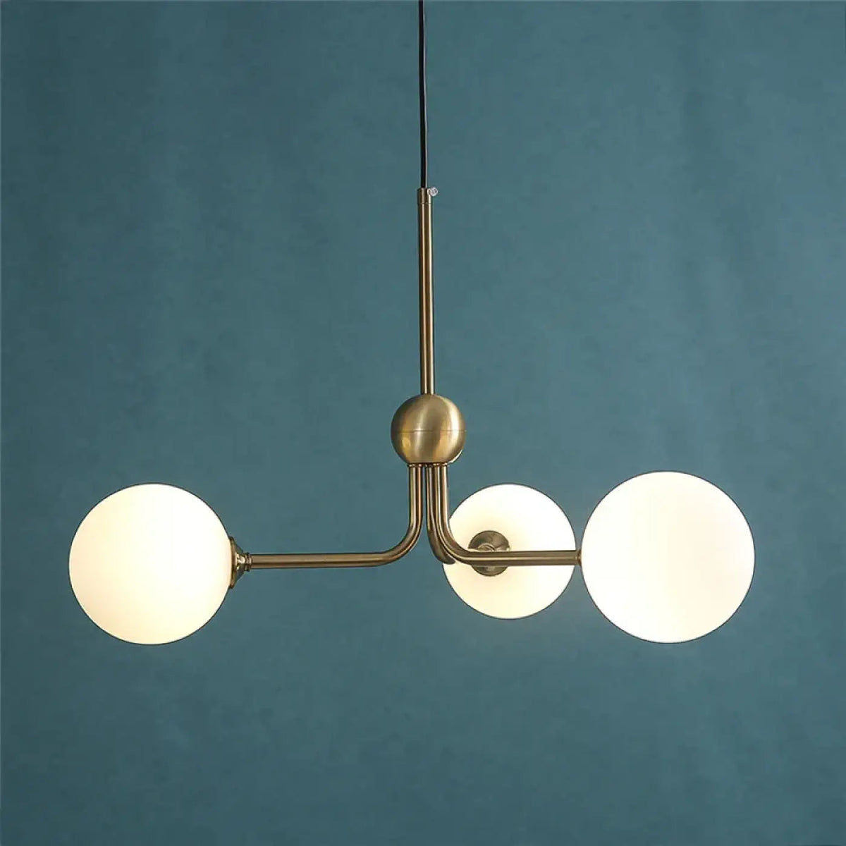 Suspension 3 Globes Minimaliste - Dalumea - vue 1