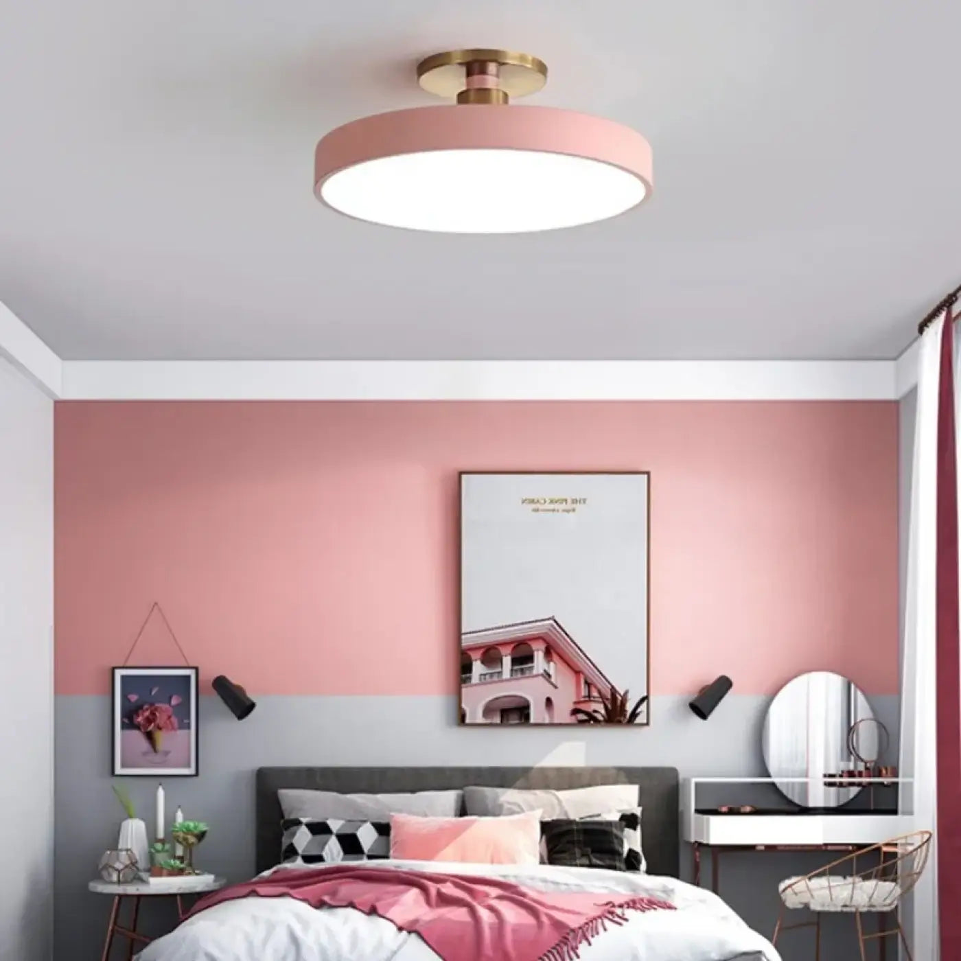 Plafonnier Rond Design Minimaliste - Dalumea - vue 1