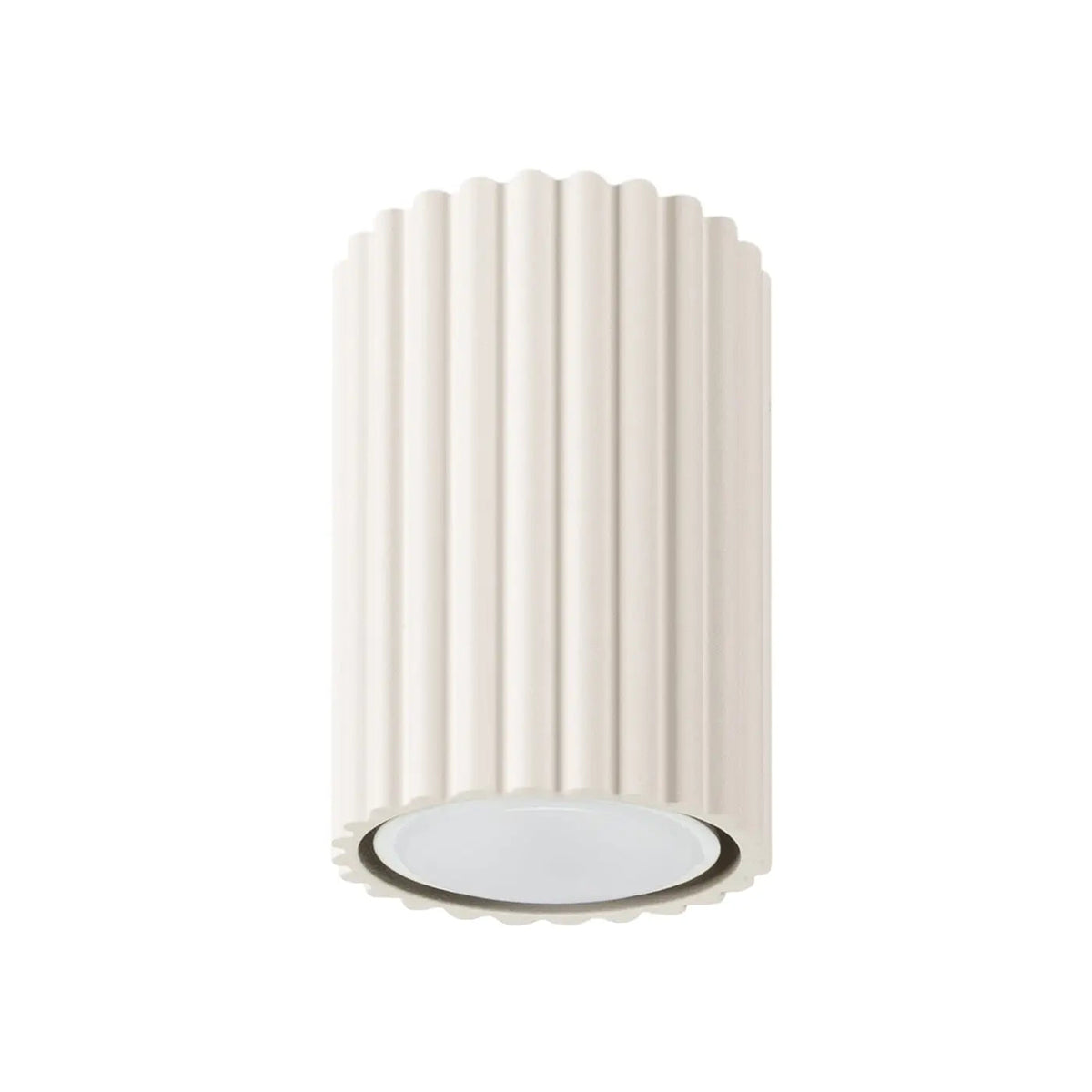 Plafonnier Beige Moderne Cylindrique - Dalumea - vue 7