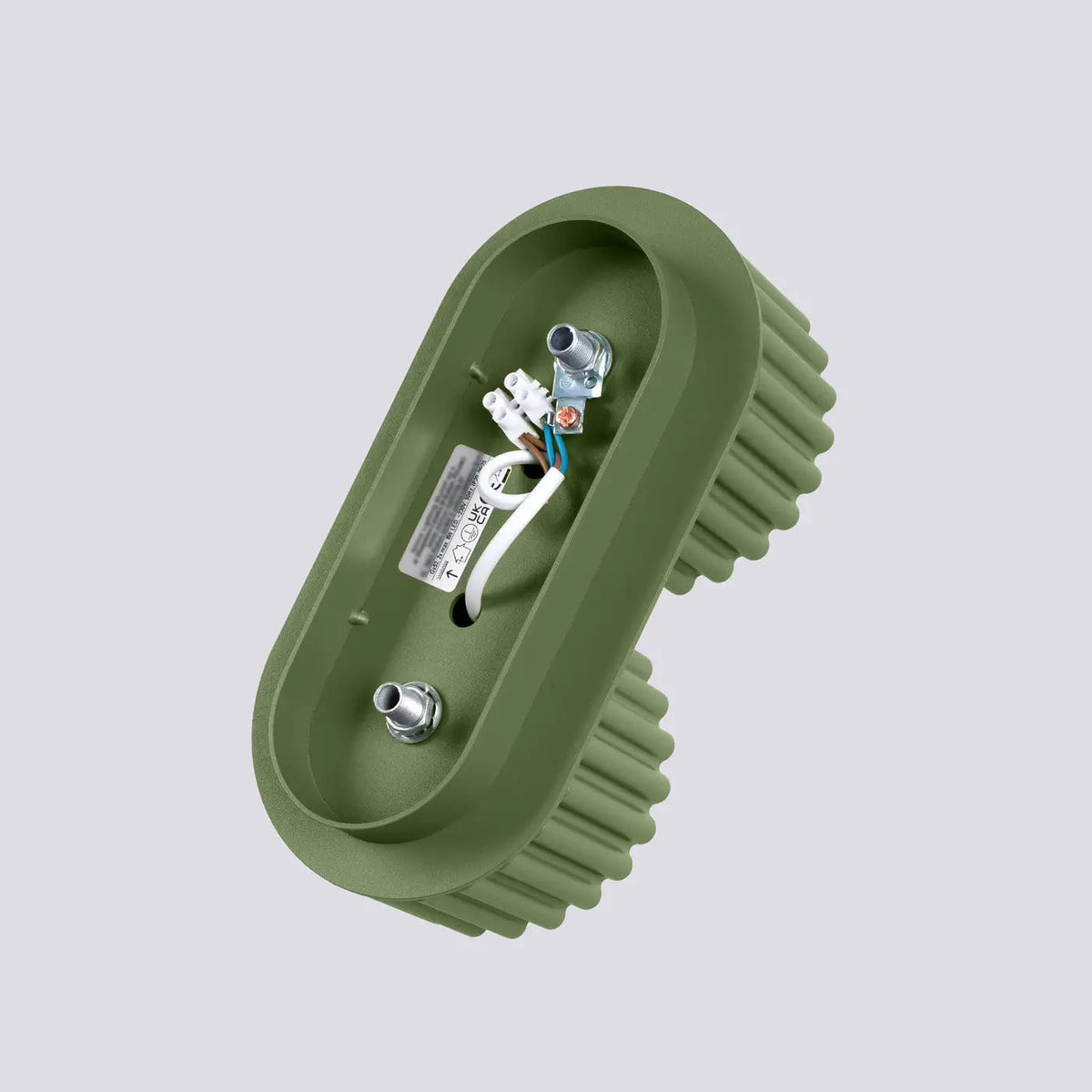 Plafonnier Double Spot Vert Olive - Dalumea - vue 5
