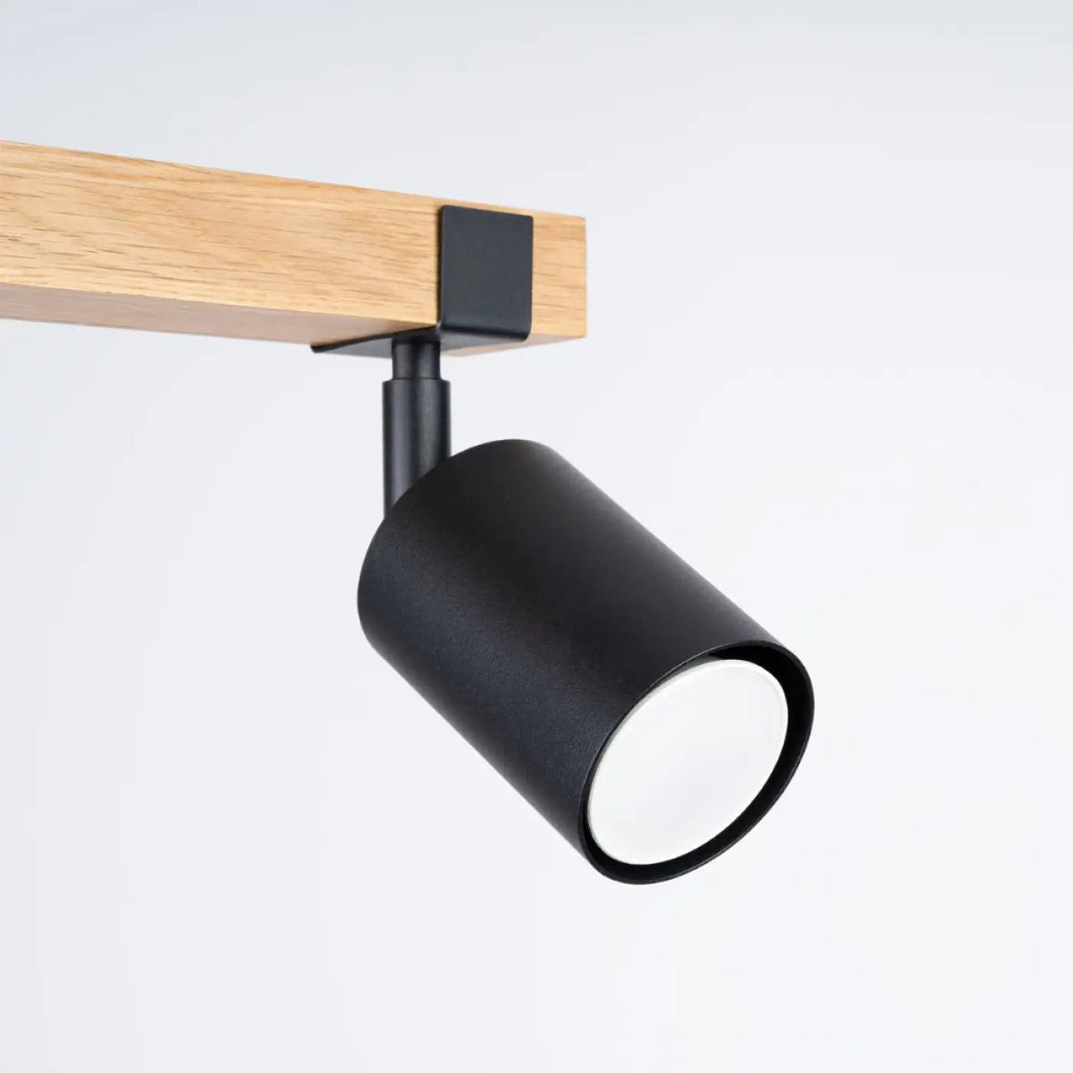 Plafonnier Double Spot Bois Noir - Dalumea - vue 4