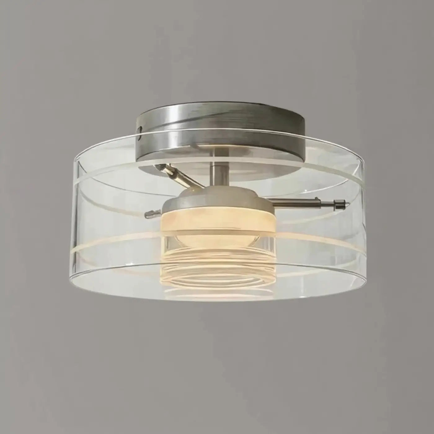 Plafonnier Moderne Abat-Jour Transparent - Dalumea - vue 5