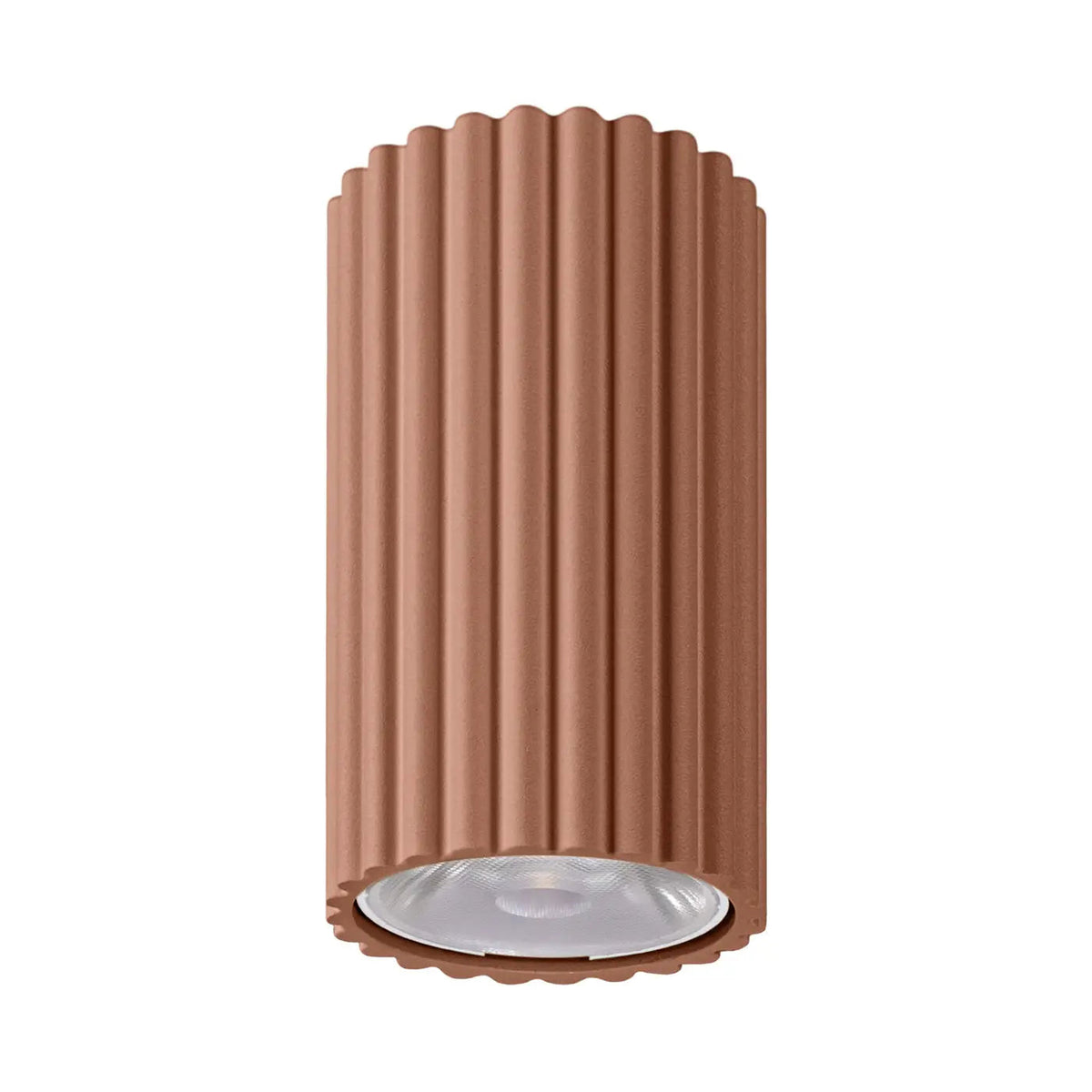 Plafonnier LED Scandinave Moka Strié - Dalumea - vue 1