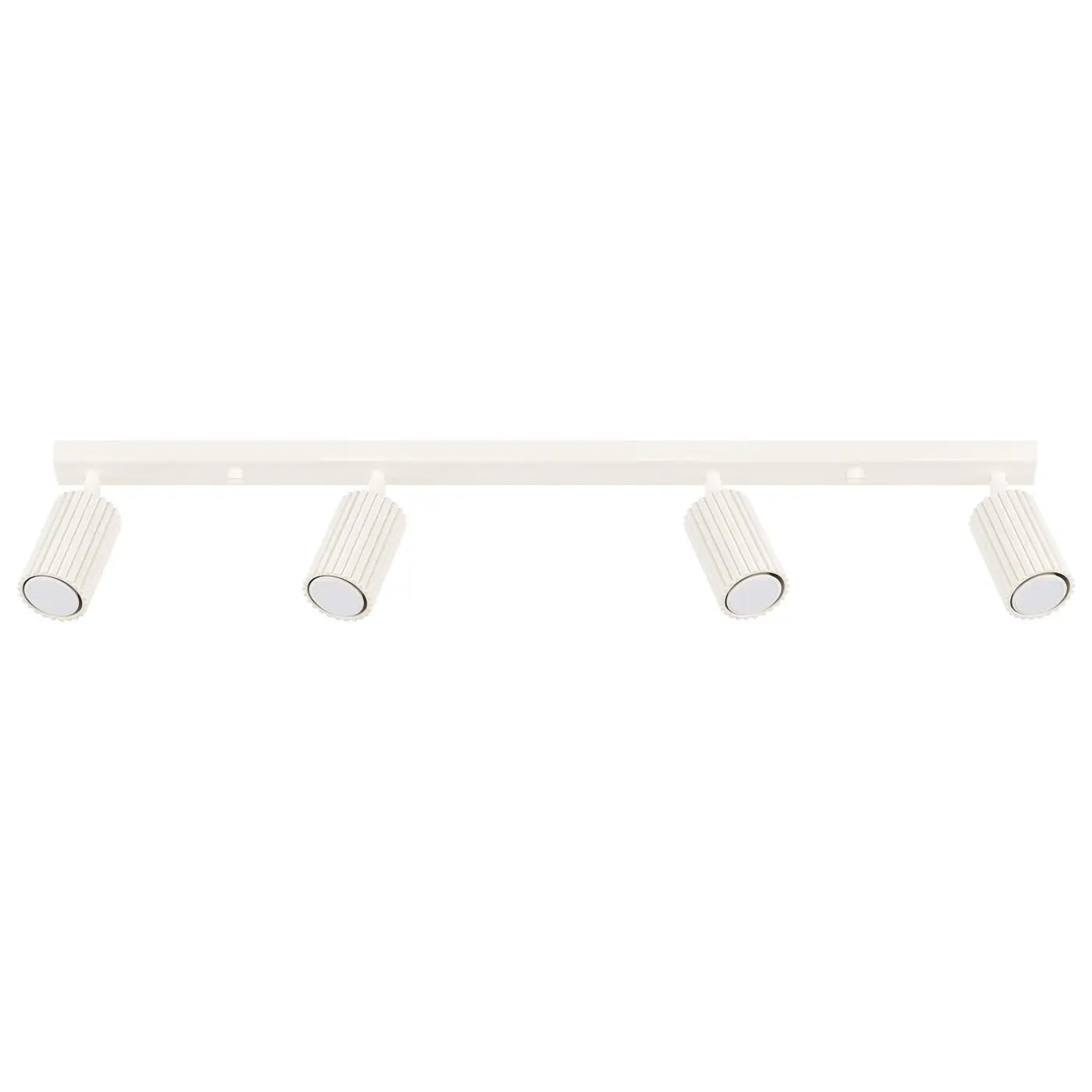 Plafonnier 4 Spots Orientables Barre Beige - Dalumea - vue 8