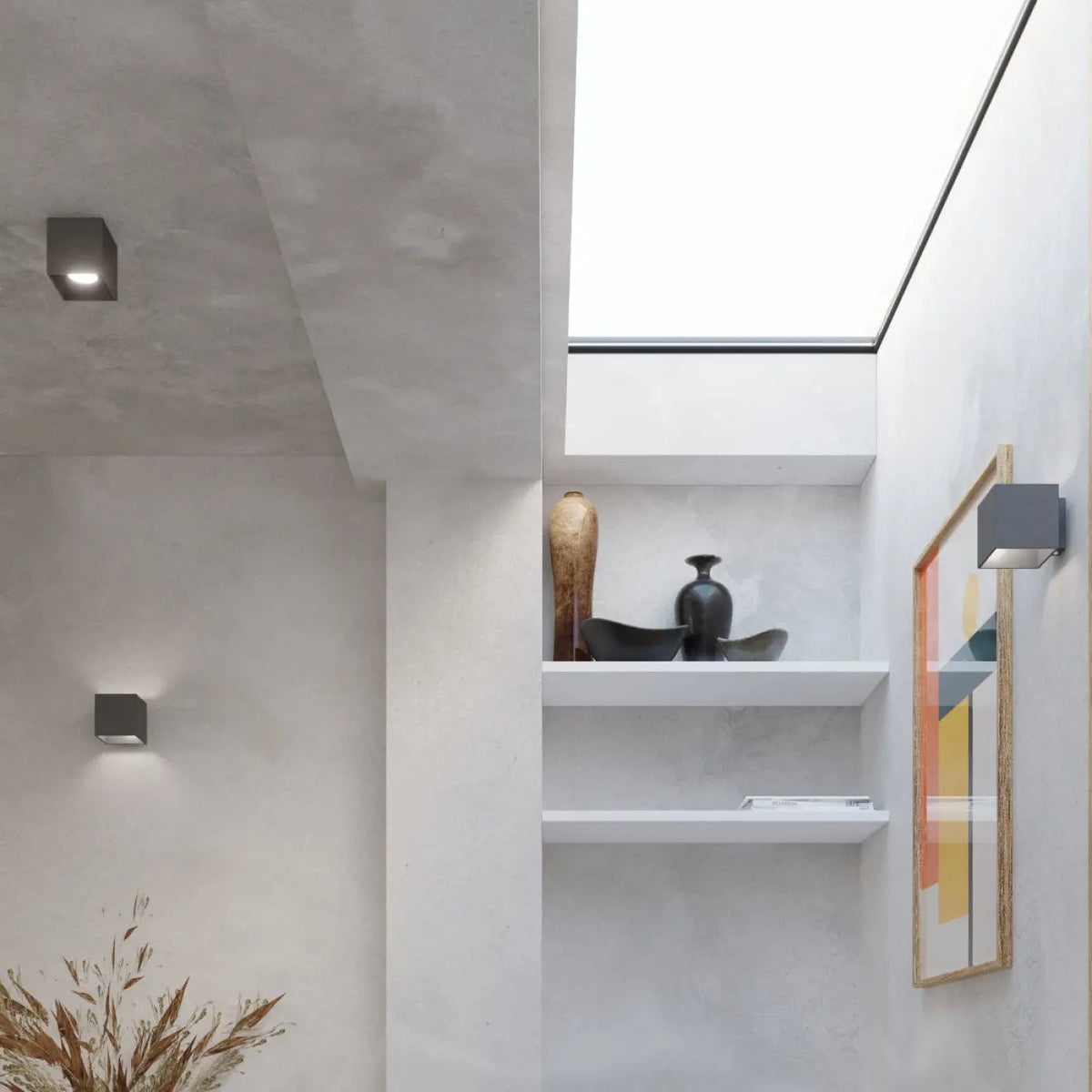 Plafonnier Anthracite Minimaliste - Dalumea - vue 5