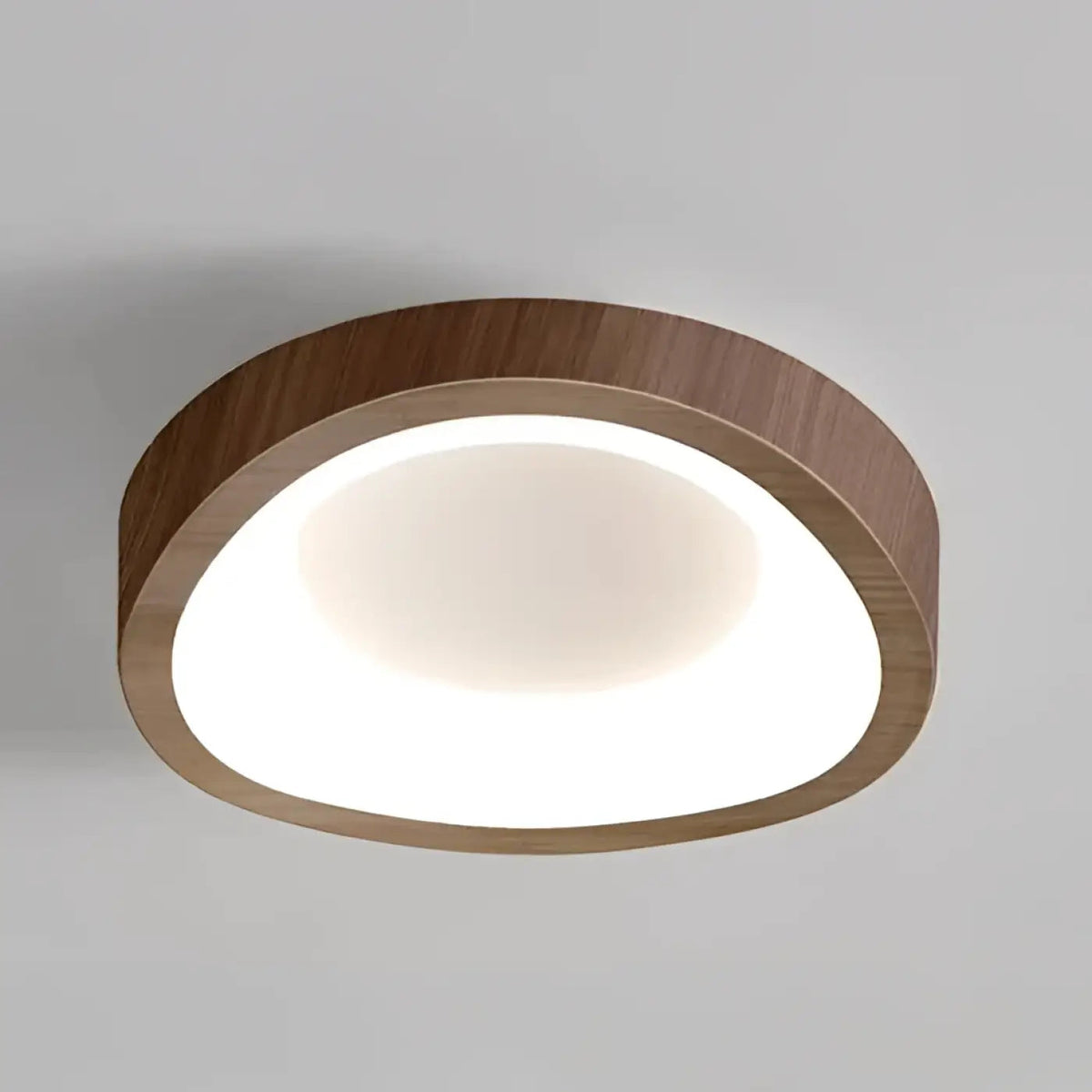 Plafonnier Bois LED Moderne - Dalumea - vue 9