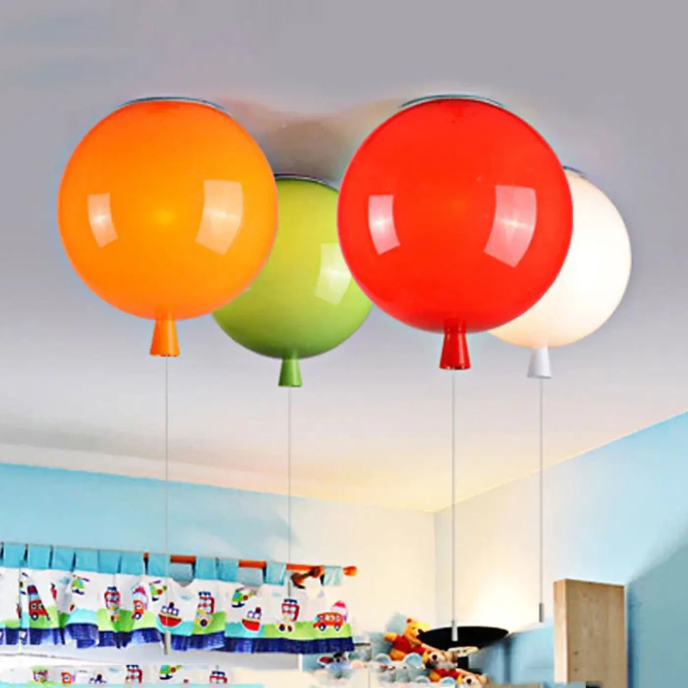 Plafonnier Chambre Enfant Ballon Coloré - Dalumea - vue 1