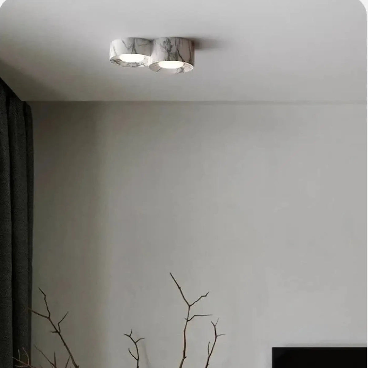 Plafonnier LED Tri Spot Couloir - Dalumea - vue 5