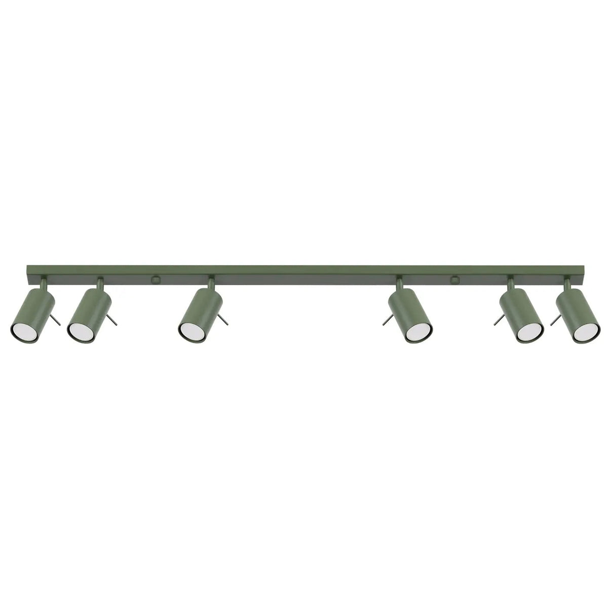 Plafonnier Vert Olive 6 Spots - Dalumea - vue 8